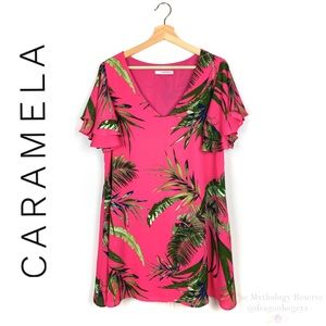 Caramela Flutter Sleeve Dress